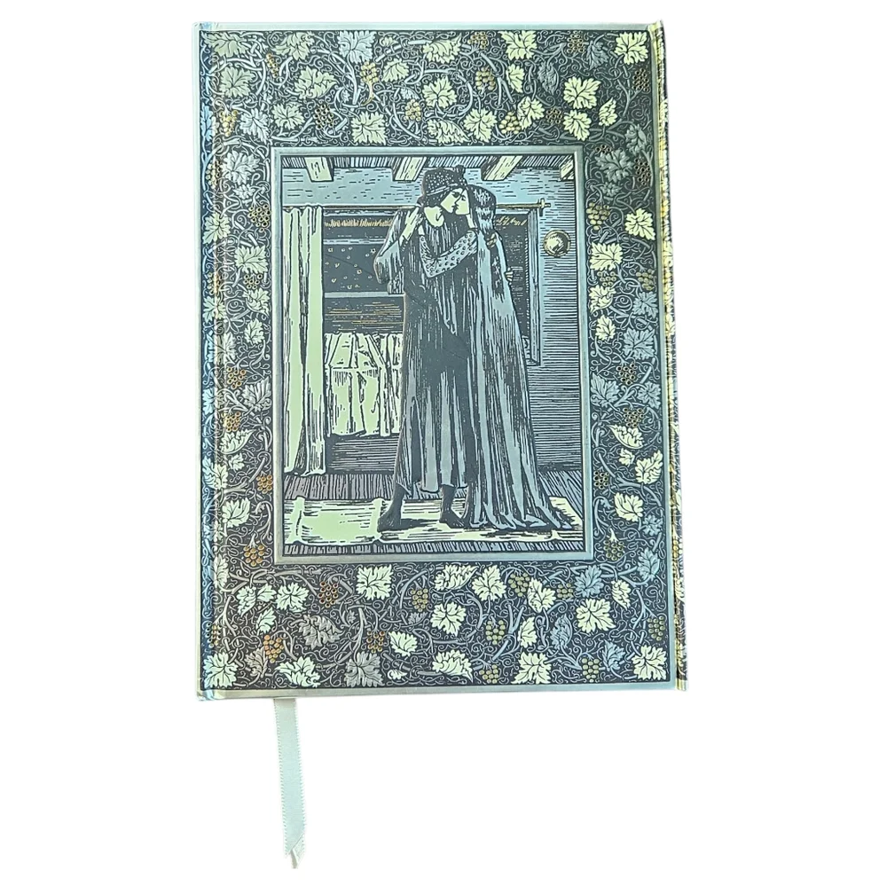 NWT - William Morris Foiled Black and White Notebook Journal